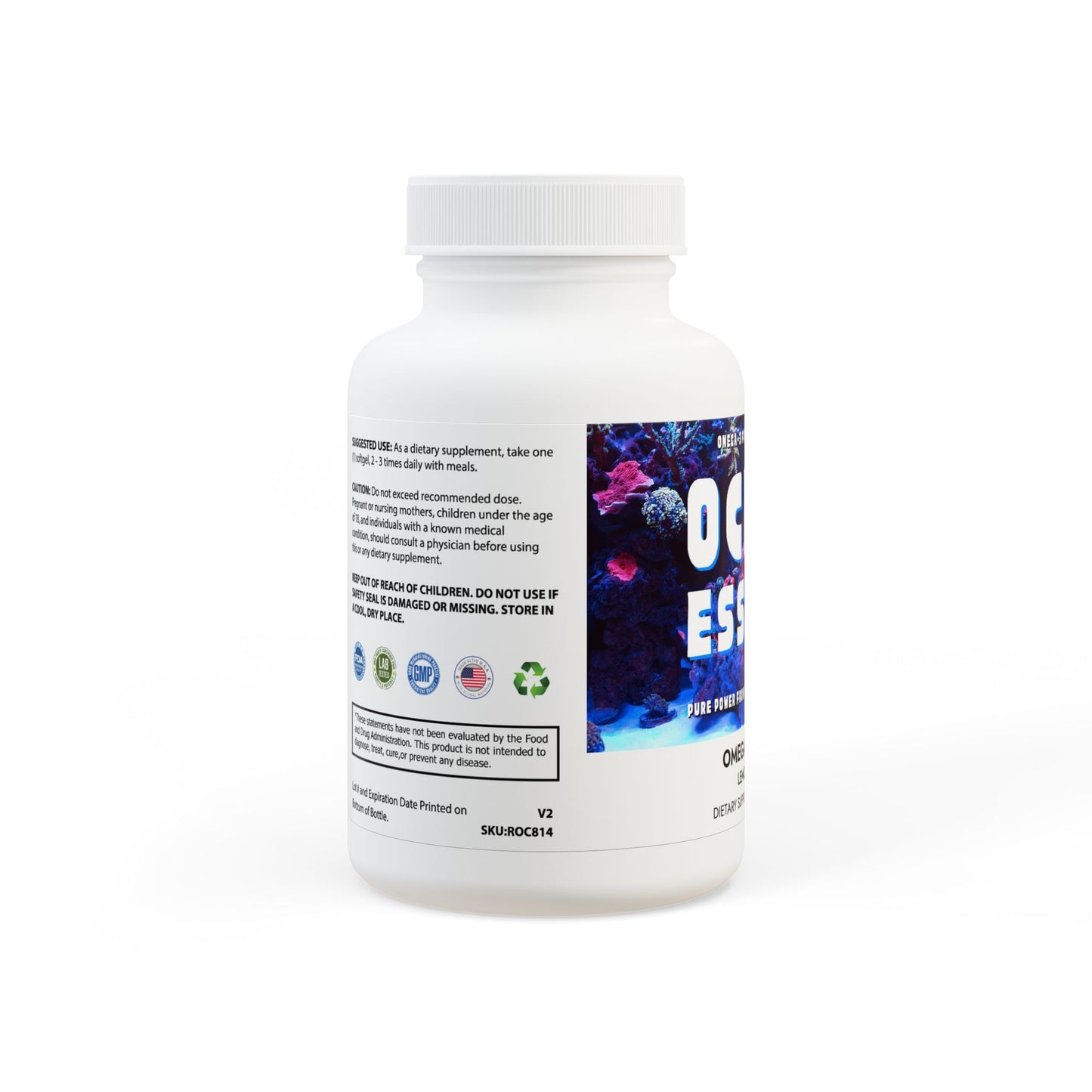 OCEAN ESSENCE - Omega 3 Fish Oil Supplement