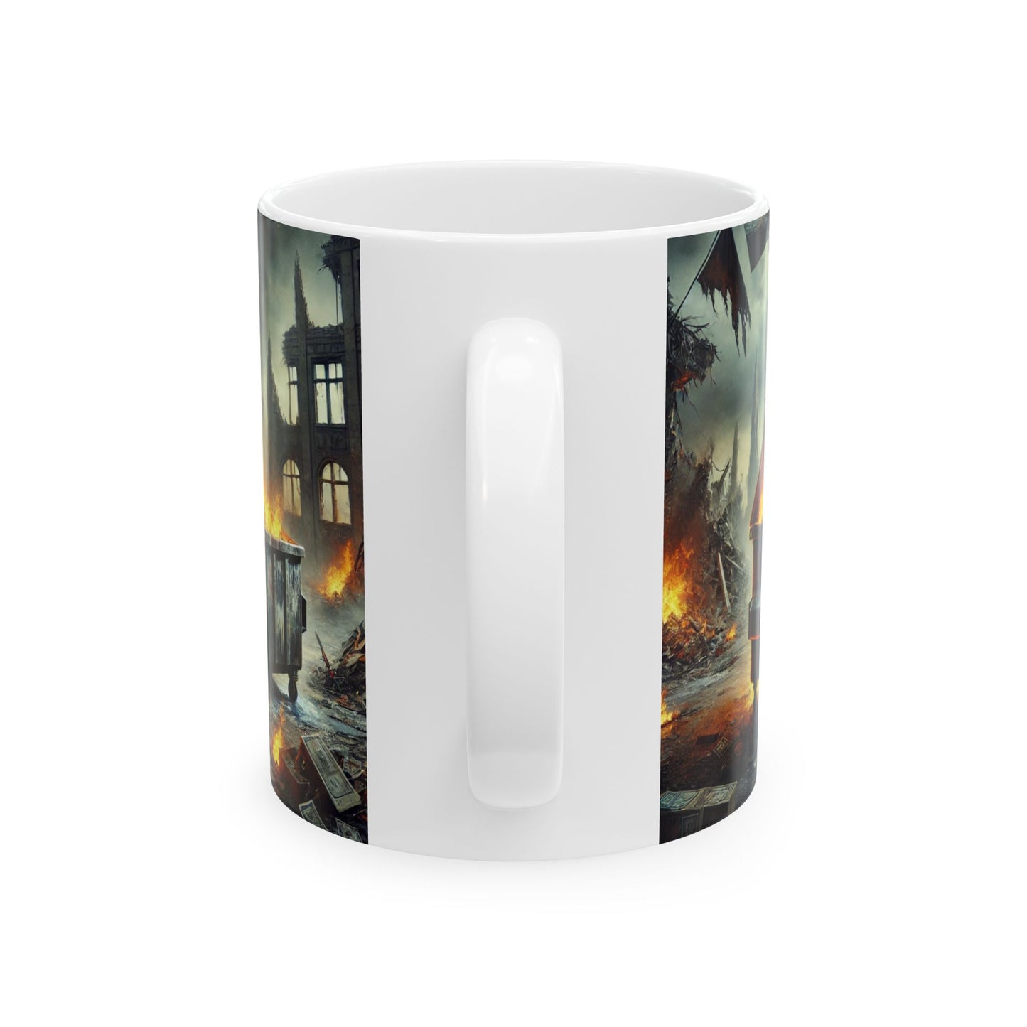 Dumpster Fire Ceramic Mug - 11oz & 15oz