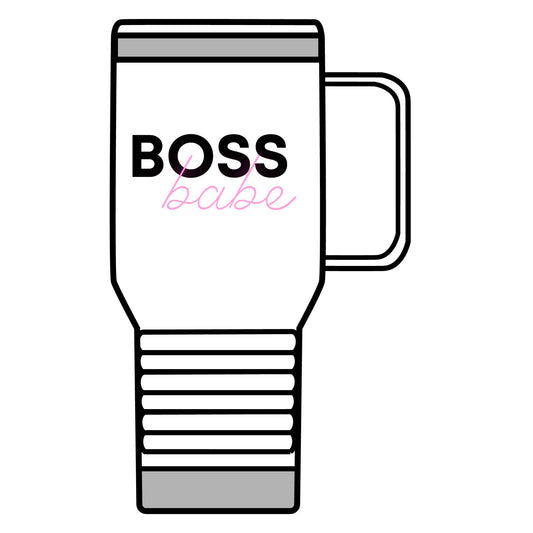 Boss Babe - Travel Mug, 20oz