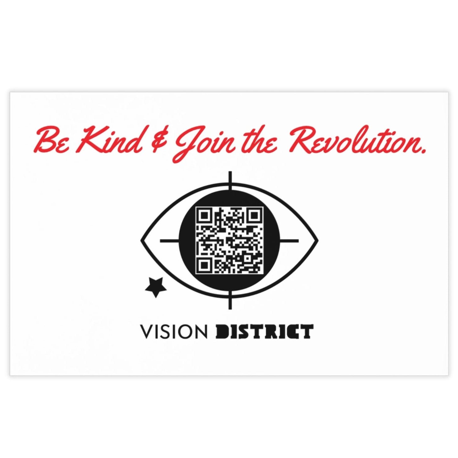 Be Kind and Join the Revolution 100 Business Cards