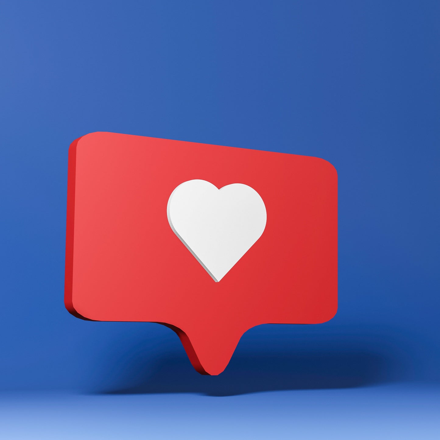 heart social media content